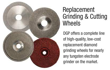 Replacement welding electrode grinding & cutting wheels
